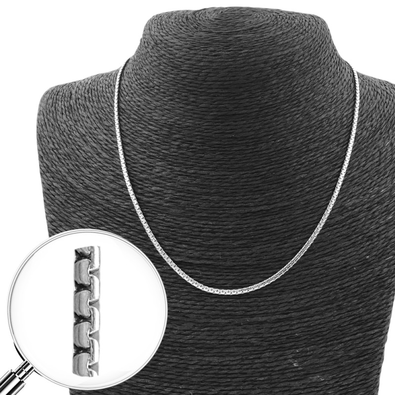 ROLO CUADRADO PLANO 2.0 (2.6MM)- 55CM CADENA