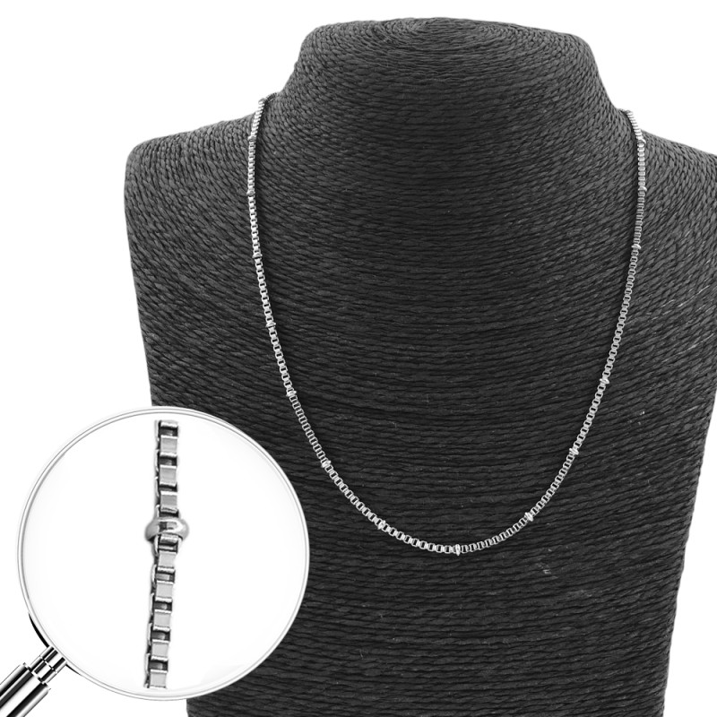 VENECIANA C/ BOLITAS 1.9 (APROX 1.9MM) - 55 CM CADENA