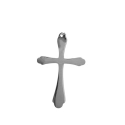 4MM ROSARIO CRUZ LISA TIPO TEMPLARIA Y CENTRO CON LA CARA DE LA VIRGEN (UNISEX) M:40-65