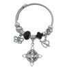 TIPO PANDORA NEGRO NUDO DE BRUJA LOVE TRIQUETA MARIPOSA ESCLAVA PULSERA