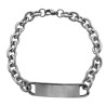 CHAPA GRANDE FORCE TIFFA 2.0 P/ GRABAR (8.1MM) - 22CM IDENTIFICACION PULSERA
