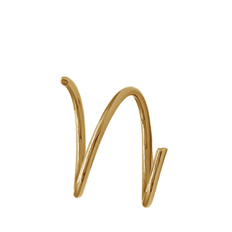 DORADO 12MM DOBLE SIN FIN DE NARIZ PIERCING