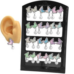 BLISTER x12 PARES MARIPOSAS...