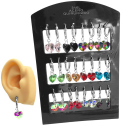 BLISTER X12 PARES CORAZONES...