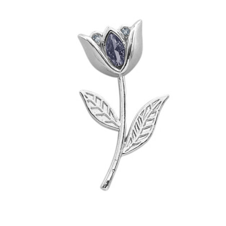 ROSA C/ CUBIC BRONCE BAÑADO DIJE