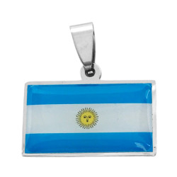BANDERA ARGENTINA COLOR DIJE