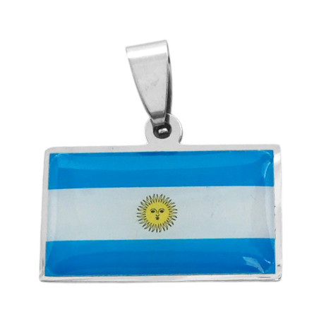 BANDERA ARGENTINA COLOR DIJE