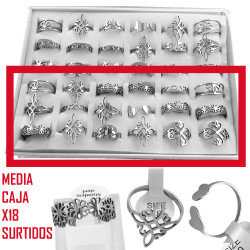 MEDIA CAJA X18 ANILLOS...