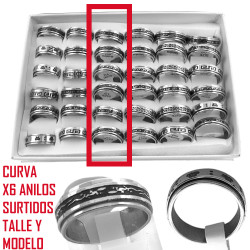 CURVA X6 ANILLOS GIRATORIOS...
