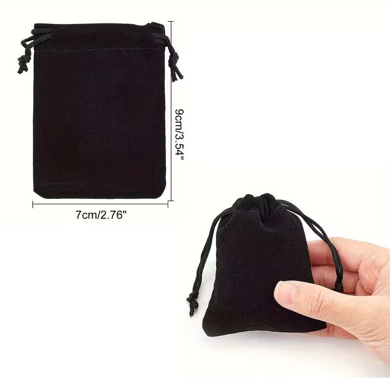 7*9CM BOLSA PANA NEGRA (1 UNIDAD)