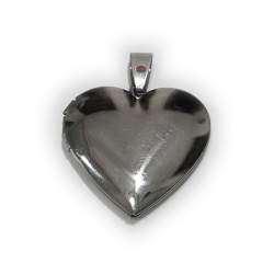 RELICARIO 19.5MM CORAZON LISO DIJE