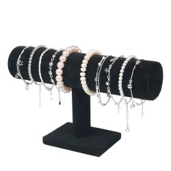 PANA NEGRA EXHIBIDOR PULSERAS CILINDRICO