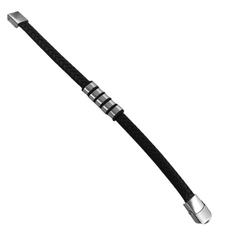 CUERO 5 MODULOS REGULABLE SE PUEDE GRABAR PULSERA