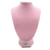 ROSA GRANDE EXHIBIDOR BUSTO C/ PIE ITEM:WH5501 FORRADO EN PANA
