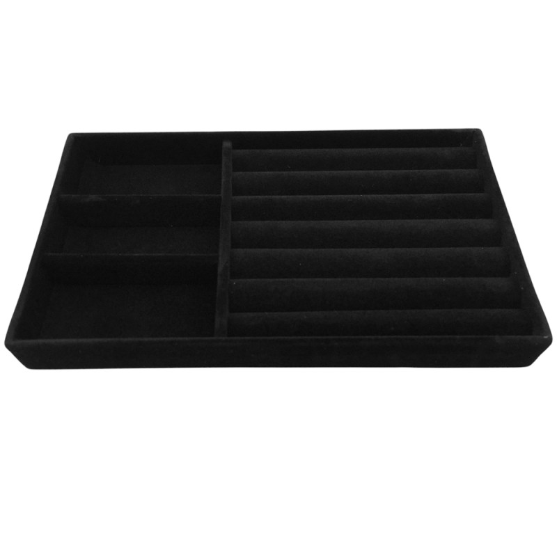 PANA NEGRA BASE C/ DIVISIONES 21*12.5*2.5CM EXHIBIDOR