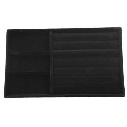 PANA NEGRA BASE C/ DIVISIONES 21*12.5*2.5CM EXHIBIDOR