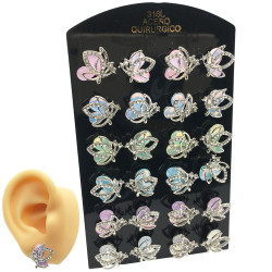 BLISTER x12 PARES MARIPOSAS...