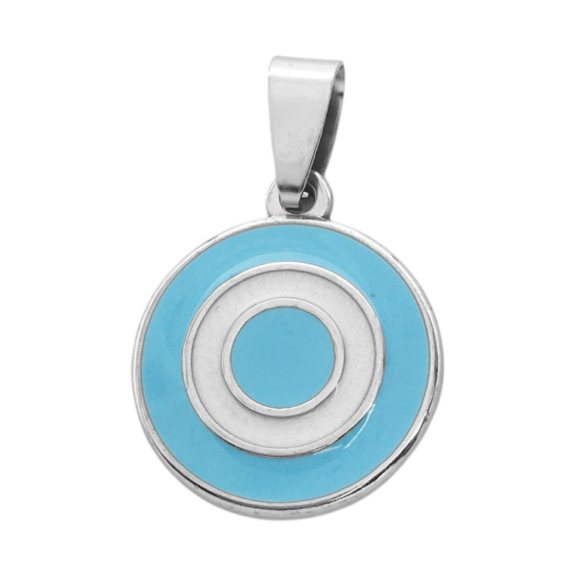 ESCARAPELA REDONDA DE METAL DIJE