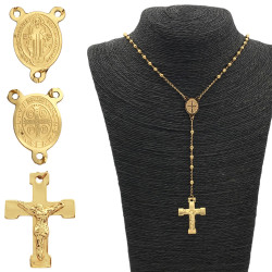 DORADO 4 MM CRUZ C/ JESUS...