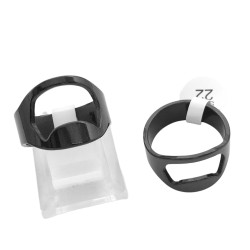 NEGRO CURVA X4 UNIDADES DESTAPADOR BOTELLA ANILLO