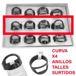 NEGRO CURVA X4 UNIDADES...