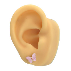 DORADO X4 PARES MARIPOSAS 4 COLORES NACAR ARO