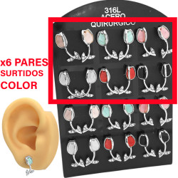 X6 PARES TULIPAN COLOR TIPO...