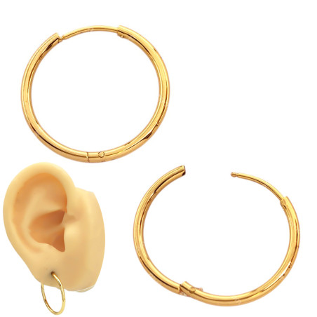 DORADO PAR BISAGRA 18MM (INTERIOR) GROSOR 1.8MM ARO