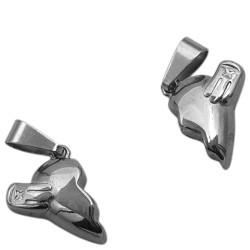 CORAZON C/ MANITOS IMANTADO C/ DROPS PARA COMPARTIR DIJE