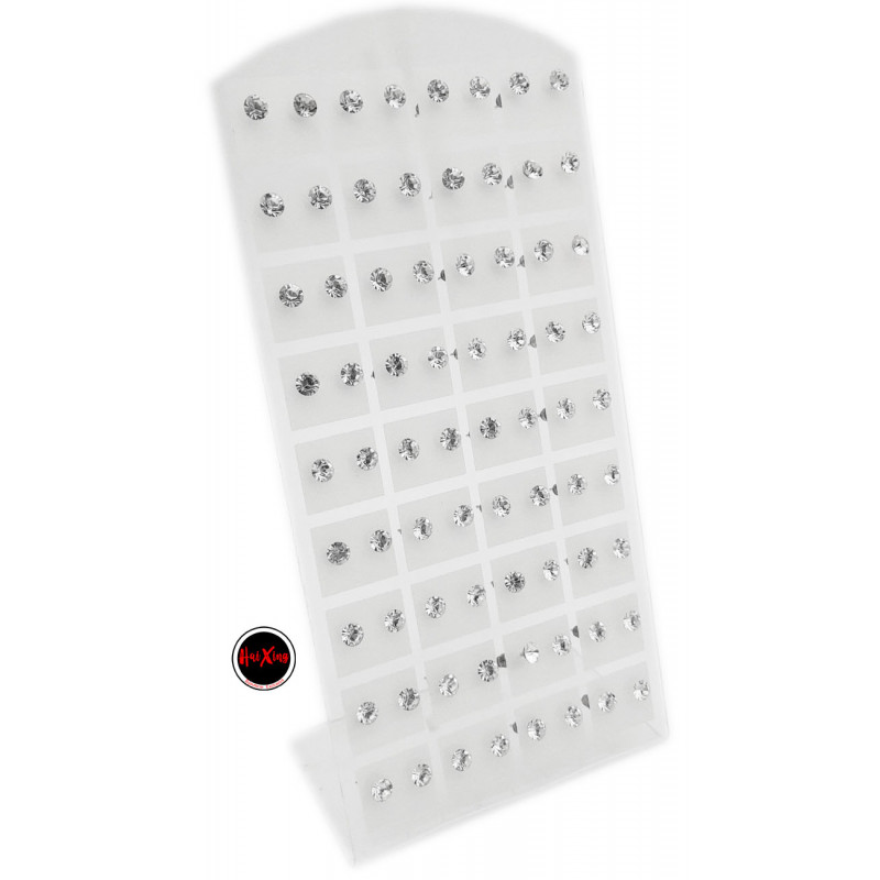4MM BLISTER x36 STRASS CRISTAL AROS
