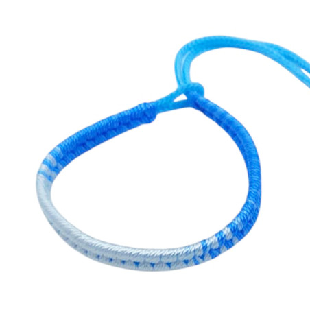 HILO DEGRADE ARGENTINA ANCHO 5MM-25CM REGULABLE PULSERA / TOBILLERA