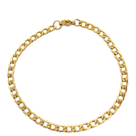 GROUMET PLANA 1.2NK (4.5MM) - 20CM ACERO DORADO