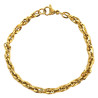DORADO TURBILLON ESPEJADA 0.8 (4MM) - 17CM PULSERA