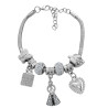 TIPO PANDORA VIRGEN 3.4MM - 17+4CM FANTASIA FINA PULSERA