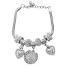 TIPO PANDORA SAN BENITO C/ STRASS 3.4MM - 17+4CM FANTASIA FINA PULSERA