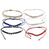 X6 HILO CUENTAS GRANDES Y CILINDROS 6 COLORES SURTIDOS PULSERA / TOBILLERA