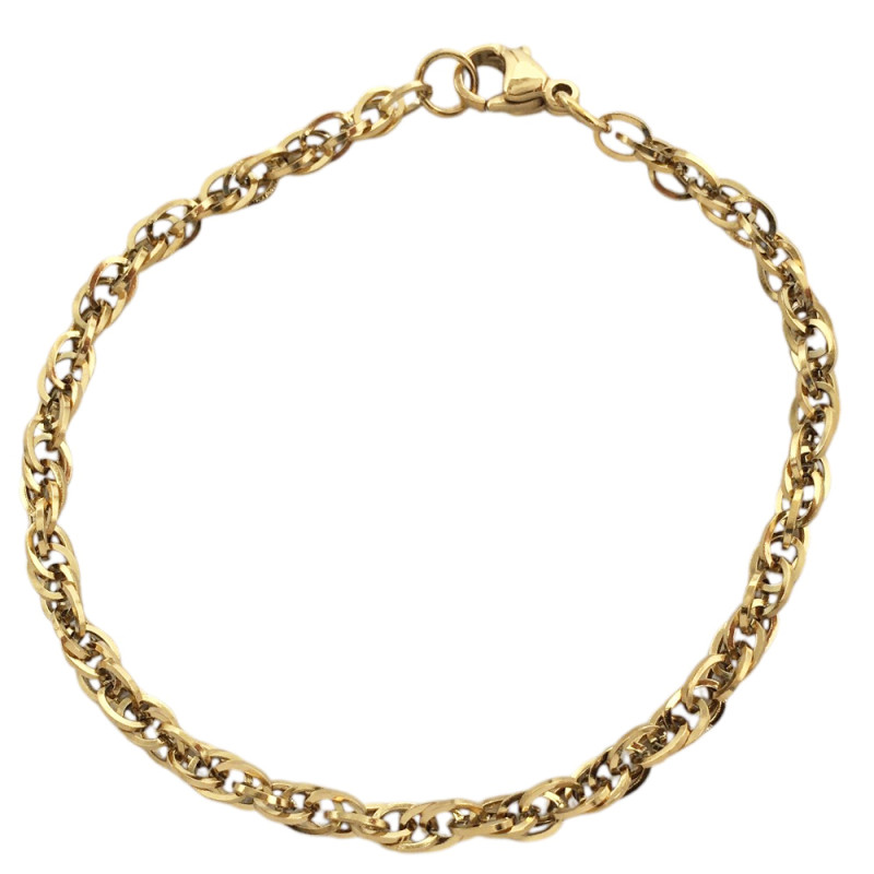 DORADO TURBILLON ESPEJADA 0.6 (3.6MM) - 17CM PULSERA