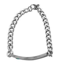 CHAPA CURVA 7*43MM HER KING P/ GRABAR IDENTIFICACION PULSERA