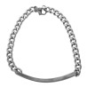CHAPA CURVA 5*47MM HIS QUEEN P/ GRABAR IDENTIFICACION PULSERA