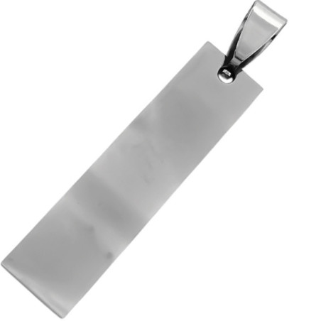 12*50MM RECTANGULO IDENTIFICACION GRABAR DIJE