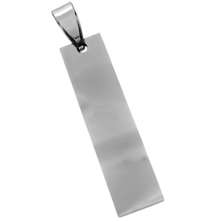 10*40MM RECTANGULO IDENTIFICACION GRABAR DIJE