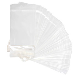 200 UNIDADES 5*12 CM FONDO BLANCO BOLSITA BLISTERA PARA COLGAR AUTOADHESIVA