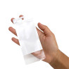 200 UNIDADES 5*12 CM FONDO BLANCO BOLSITA BLISTERA PARA COLGAR AUTOADHESIVA