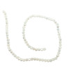 6MM CONO BLANCO PLENO AB FACETADO PERFORADO VIDRIO TIRA