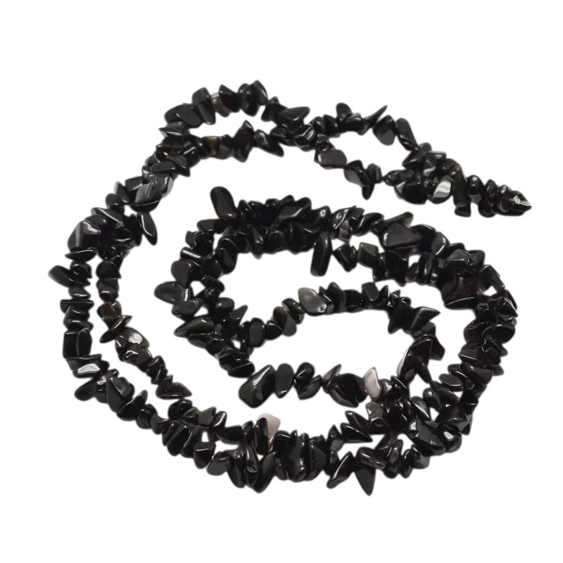 PIEDRA NATURAL OBSIDIANA ESCALLA 1 TIRA 90CM APROXIMADO TIRA