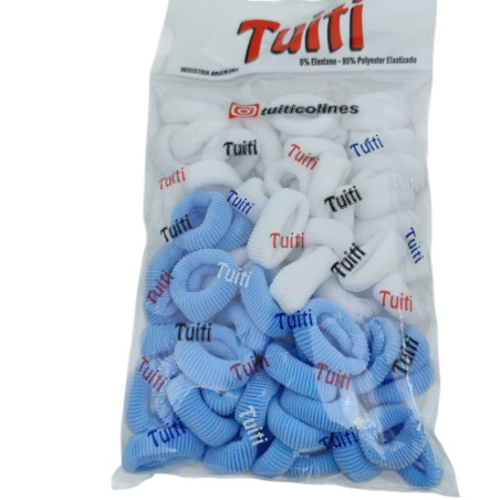 PACK x60 UNIDADES ARGENTINA CELESTES / BLANCAS COLITAS