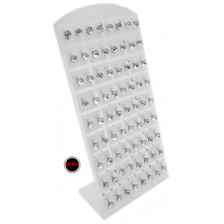 8MM BLISTER x36 STRASS CRISTAL AROS
