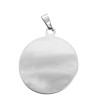 20.5MM CIRCULO AGARRE EXTERIOR MEDALLA CHAPA IDENTIFICACION GRABAR DIJE