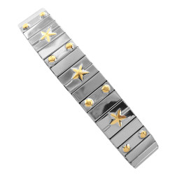 PULSERA ITALIANA LA DEL CAMPEON 12.3MM ACERO QUIRURGICO PULSERA
