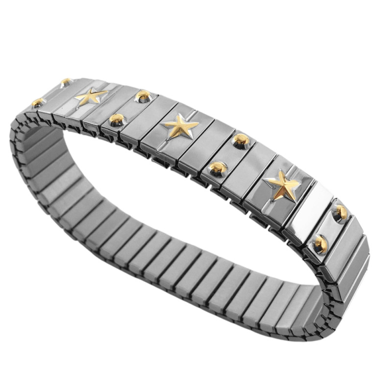 PULSERA ITALIANA LA DEL CAMPEON 12.3MM ACERO QUIRURGICO PULSERA